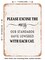 DECORATIVE METAL SIGN - Please Excuse the Mess Cat - Vintage Rusty Look